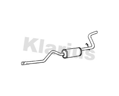 Exhaust backbox / end silencer