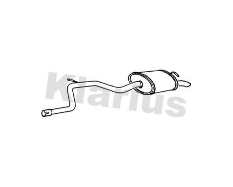 Exhaust backbox / end silencer
