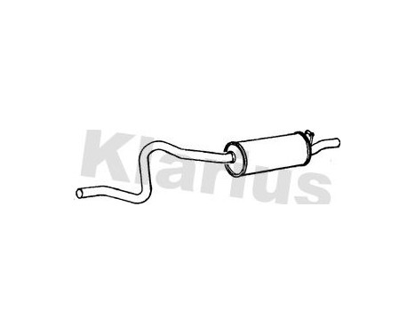 Exhaust backbox / end silencer