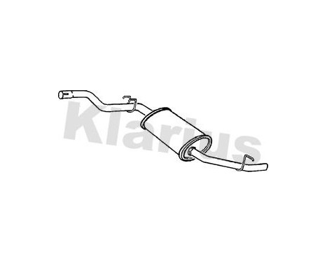 Exhaust backbox / end silencer