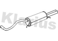 Exhaust backbox / end silencer