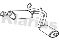 Exhaust backbox / end silencer
