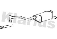 Exhaust backbox / end silencer