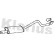 Exhaust backbox / end silencer