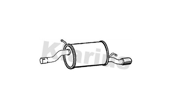 Exhaust backbox / end silencer