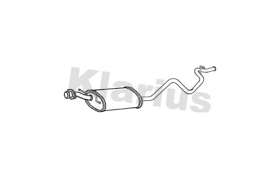 Exhaust backbox / end silencer