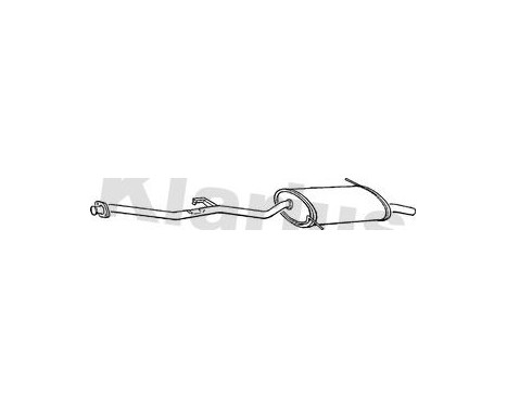 Exhaust backbox / end silencer