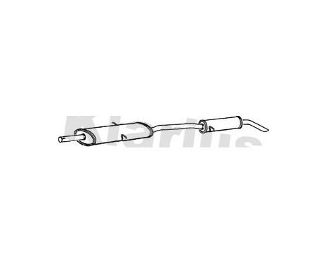 Exhaust backbox / end silencer