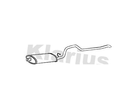 Exhaust backbox / end silencer