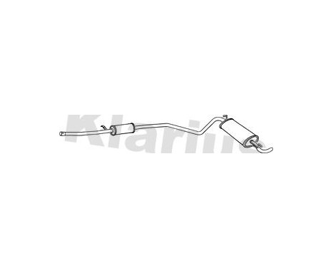 Exhaust backbox / end silencer
