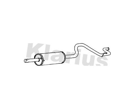 Exhaust backbox / end silencer