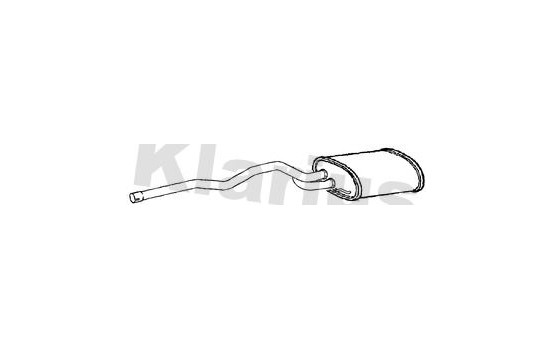 Exhaust backbox / end silencer