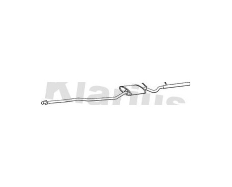 Exhaust backbox / end silencer