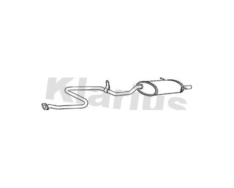 Exhaust backbox / end silencer