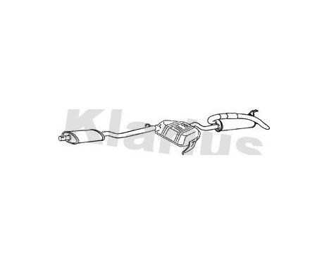 Exhaust backbox / end silencer