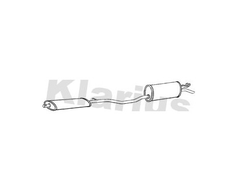 Exhaust backbox / end silencer