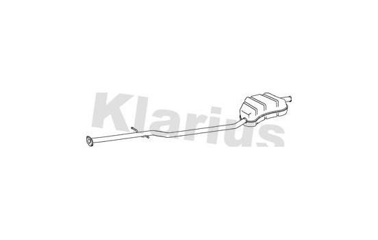 Exhaust backbox / end silencer