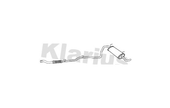 Exhaust backbox / end silencer