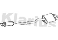 Exhaust backbox / end silencer
