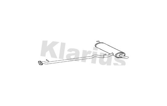 Exhaust backbox / end silencer