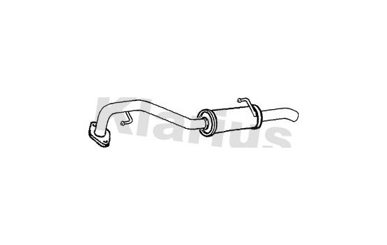 Exhaust backbox / end silencer