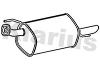 Exhaust backbox / end silencer