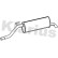Exhaust backbox / end silencer