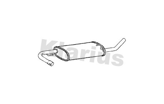 Exhaust backbox / end silencer