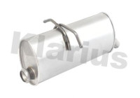 Exhaust backbox / end silencer