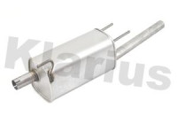 Exhaust backbox / end silencer