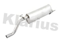 Exhaust backbox / end silencer