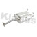Exhaust backbox / end silencer