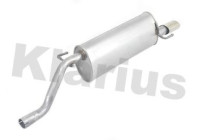 Exhaust backbox / end silencer