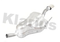 Exhaust backbox / end silencer