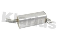 Exhaust backbox / end silencer