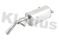 Exhaust backbox / end silencer