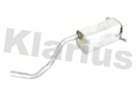 Exhaust backbox / end silencer