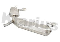 Exhaust backbox / end silencer