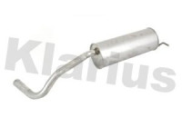 Exhaust backbox / end silencer