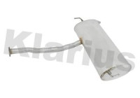 Exhaust backbox / end silencer