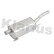 Exhaust backbox / end silencer