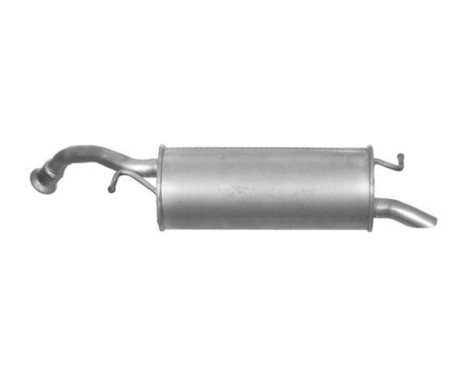 Exhaust backbox / end silencer