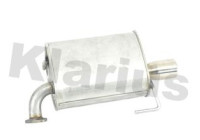 Exhaust backbox / end silencer