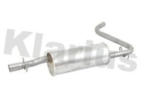 Exhaust backbox / end silencer