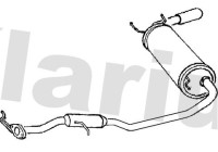 Exhaust backbox / end silencer