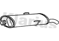 Exhaust backbox / end silencer