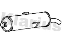 Exhaust backbox / end silencer