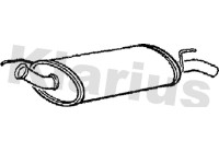 Exhaust backbox / end silencer