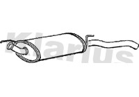 Exhaust backbox / end silencer