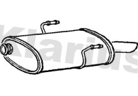 Exhaust backbox / end silencer